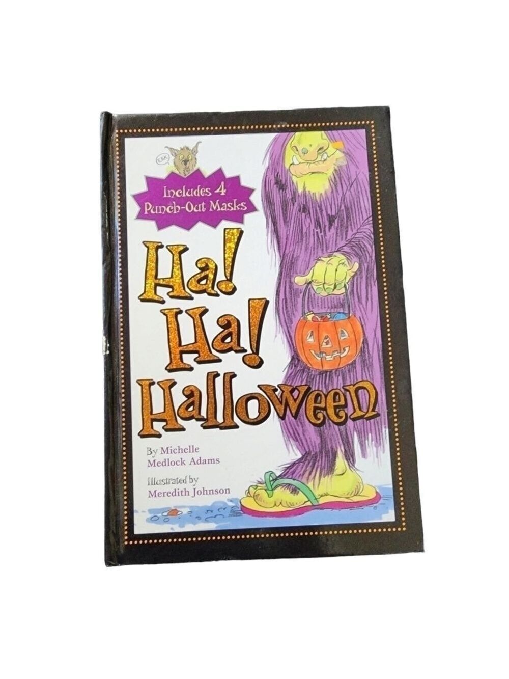 kids book Ha Ha Halloween funny silly includes 4 punch out masks